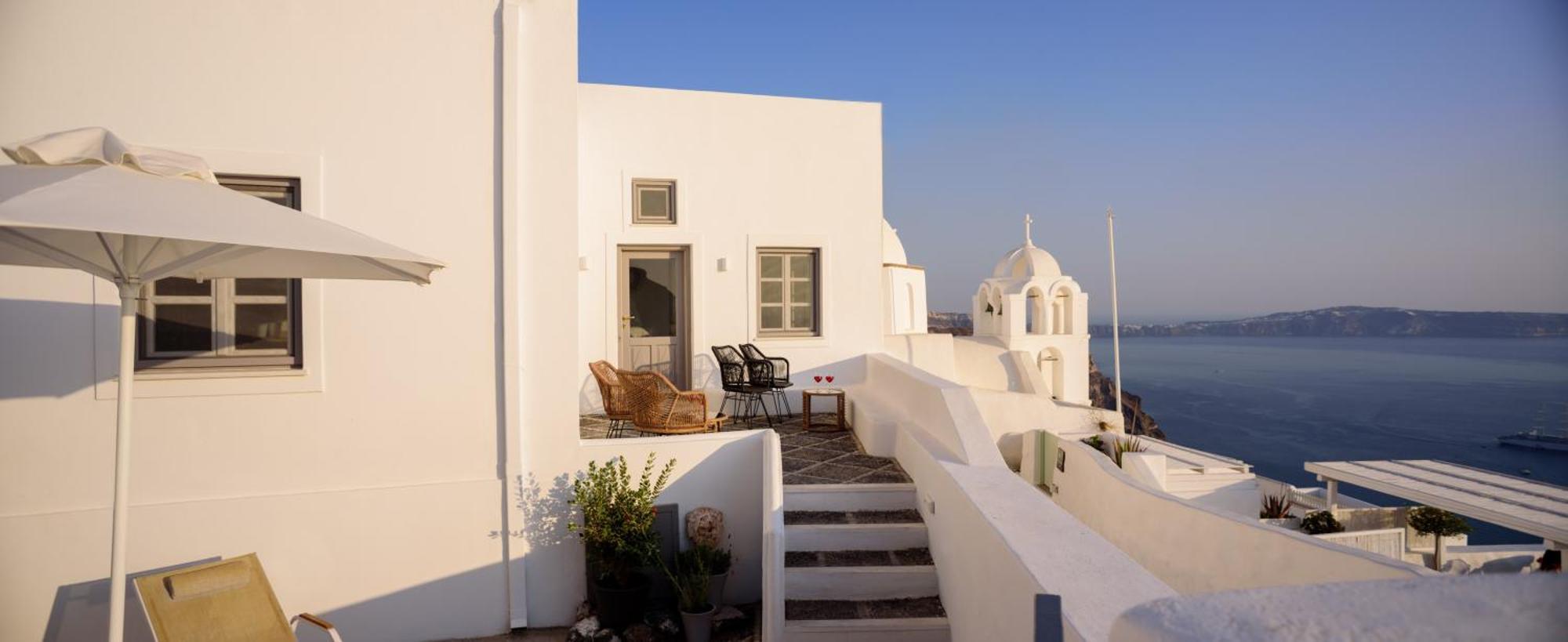 Anemos Family Suites ثيرا المظهر الخارجي الصورة
