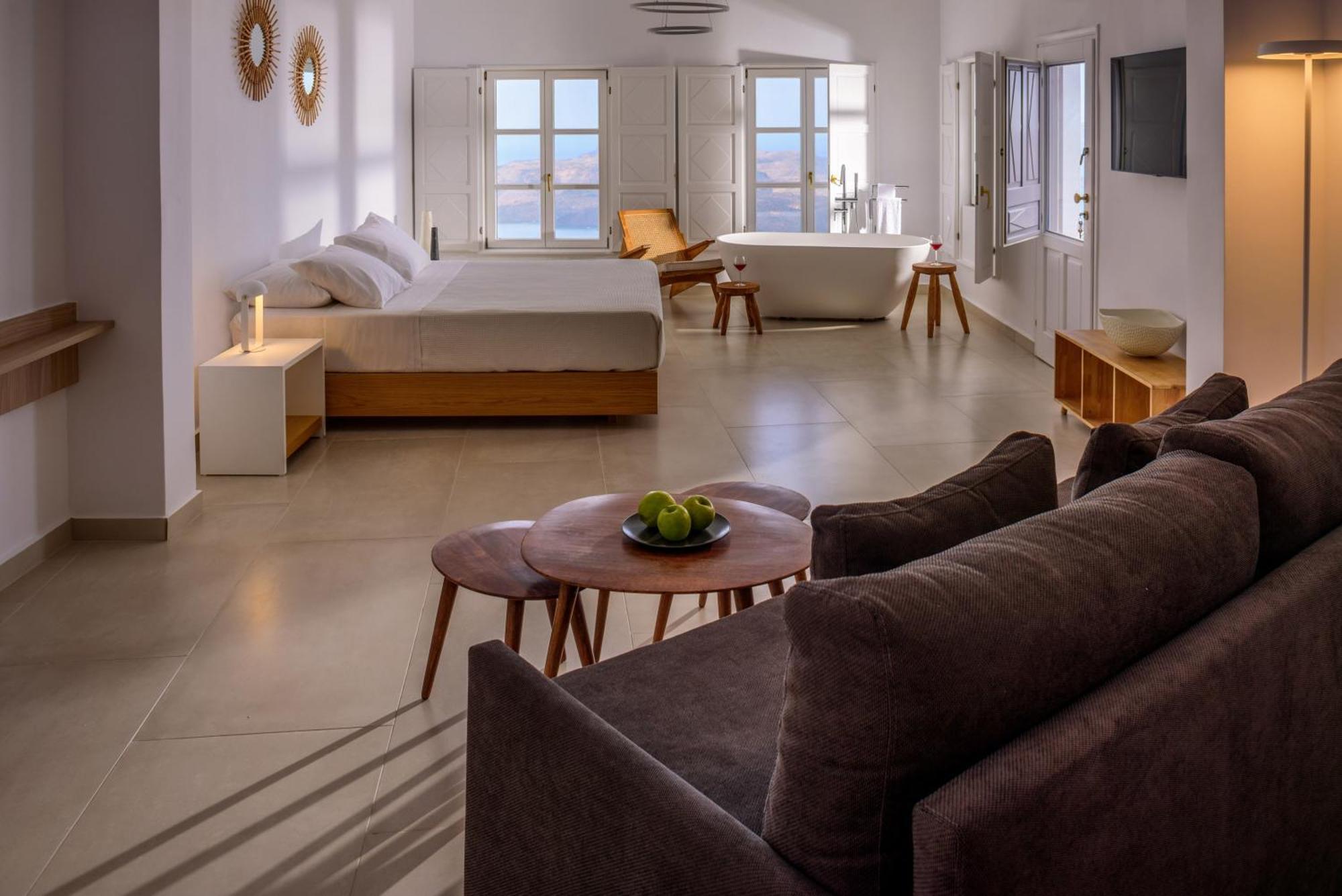 Anemos Family Suites ثيرا المظهر الخارجي الصورة