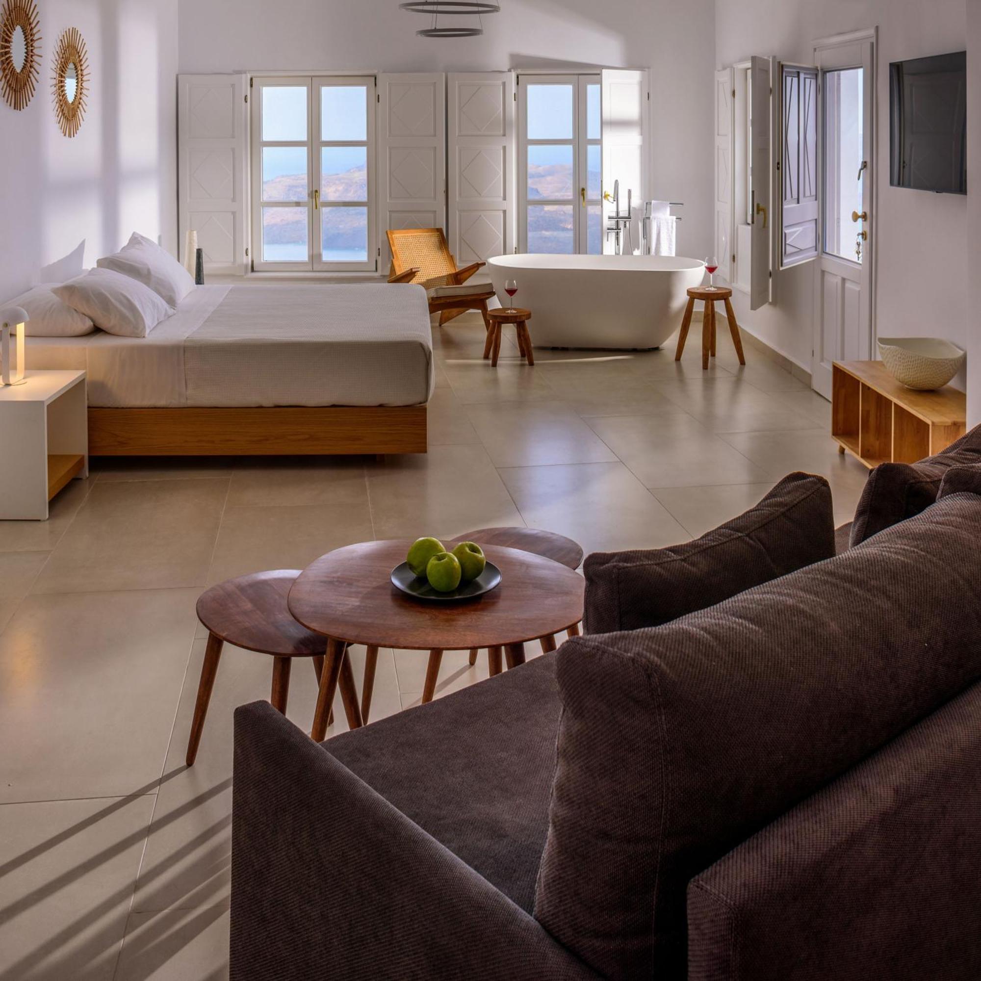 Anemos Family Suites ثيرا المظهر الخارجي الصورة